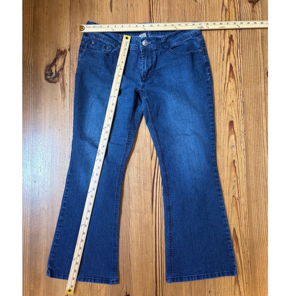 Beau Bootcut Jeans Women Blue Medium Wash Stretch Denim SIZE 10S - Picture 3 of 6
